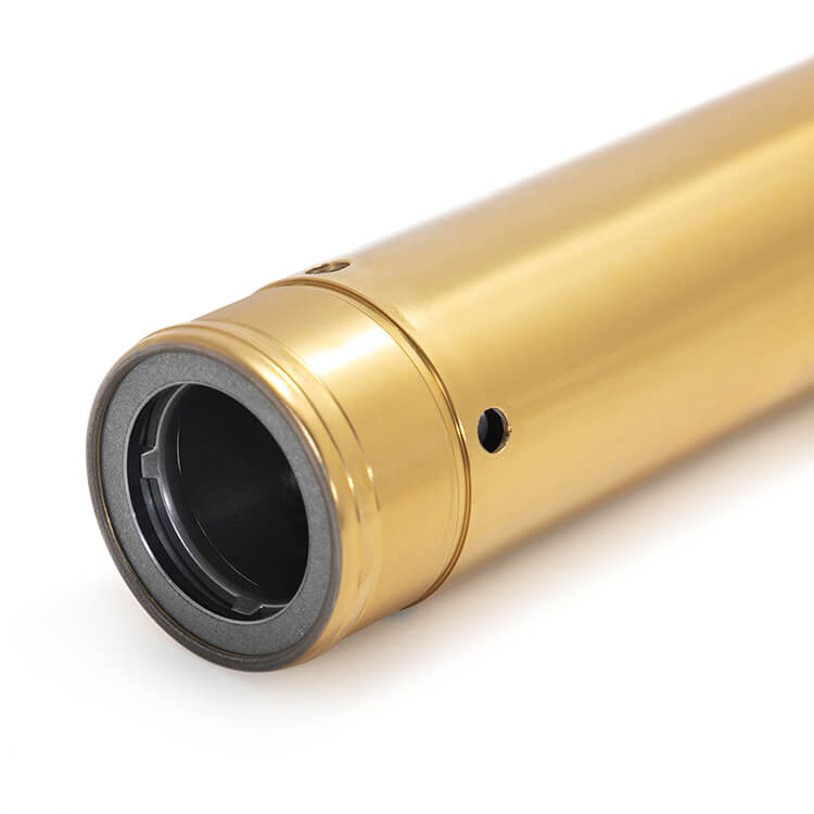 Custom 49mm Gold Fork Tubes for Harley Davidson