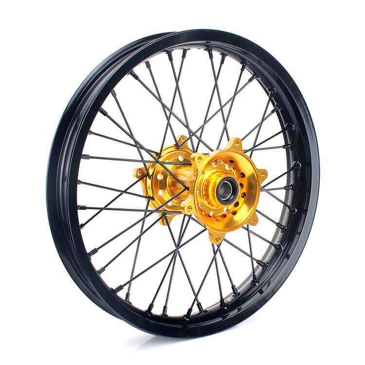 Lightweight Custom Motorcycle Spoke Wheel Sets For Suzuki Dirt Bike