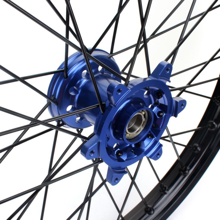 Black Custom Motorcycle Spoke Wheel Sets For Yamaha Off Road Bike Parts ...