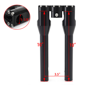 CNC Aluminum Motorcycle Handlebar Risers For Harley Davidson